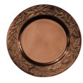 thumbnail image 1 of Gilbin 13 inch- Charger Plates, Round Plastic Reef Charger Plates, Holiday Charger Plate Wedding Holiday & Party Table Décor Set of 4(Rose Gold), 1 of 4