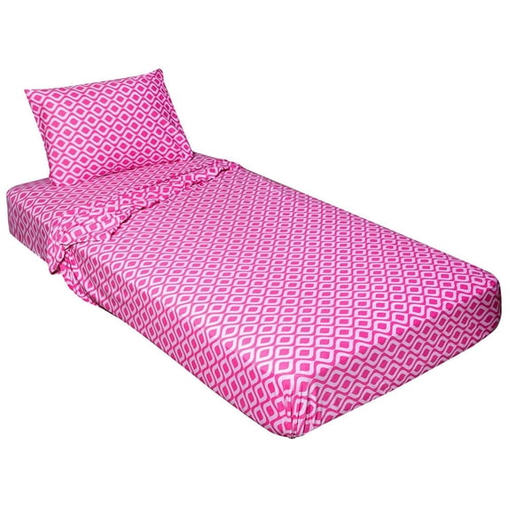 Gilbin 3 Pc Jersey Knit Twin Size Bedding Sheet Set
