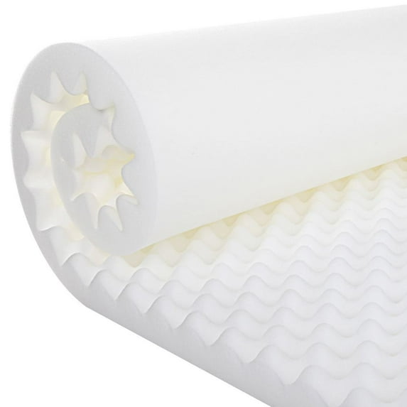 Gilbin High Density Comfort Support Foam Mattress Topper for Cot, 30" x 74"