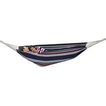 Gilbin Cotton Double Hammock Portable 2 Person Durable Extra Large Canvas Hammock, Canvas Double Brazilian Hammock, Perfect  for Camping, Outdoors Gear, Backpack, Hiking, Hunting, Backyard