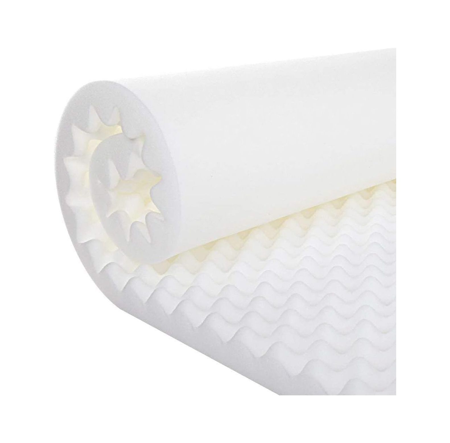 Gilbin Egg Crate Foam, Cot Size 29" x 74" Fits Camp Cots for Guest Bed