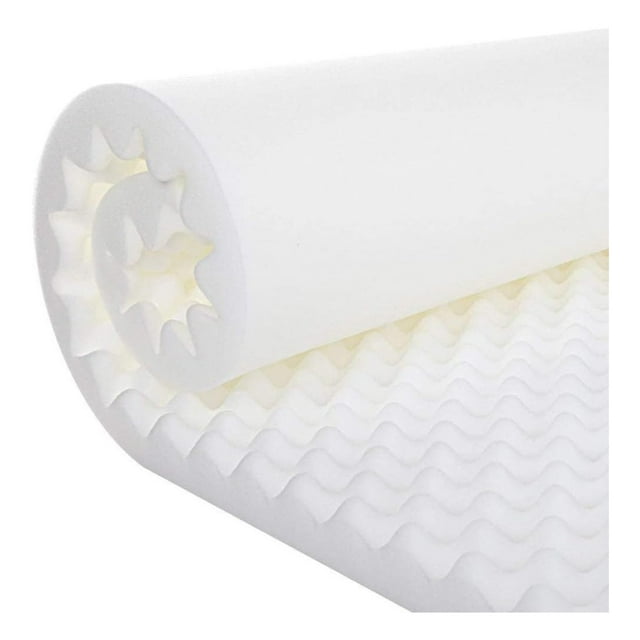 Gilbin Foam Mattress Topper, Egg Crate HiDensity Foam Pad, Mattress