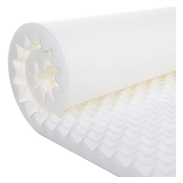 Gilbin Foam Mattress Topper, Egg Crate HiDensity Foam Pad, Mattress