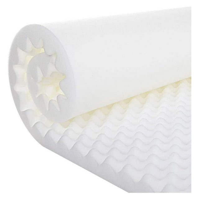 Gilbin Foam Mattress Topper, Egg Crate HiDensity Foam Pad, Mattress