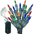 thumbnail image 1 of Gilbin Indoor Large Festive Durable Energy-efficient LED Musical Christmas String Light, 26 ft Multicolor, 1 of 8