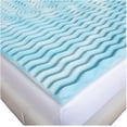 thumbnail image 1 of Gilbin Memory Foam Mattress Topper Cot Size Fits Camp Cots Perfect for Kid’s sleepaway Camp and Also fits RV beds, 1 of 3