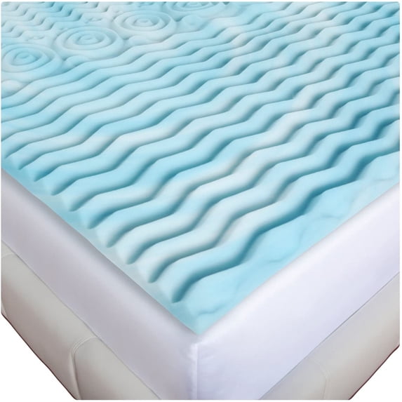 Gilbin Memory Foam Mattress Topper Cot Size Fits Camp Cots Perfect for Kid’s sleepaway Camp and Also fits RV beds