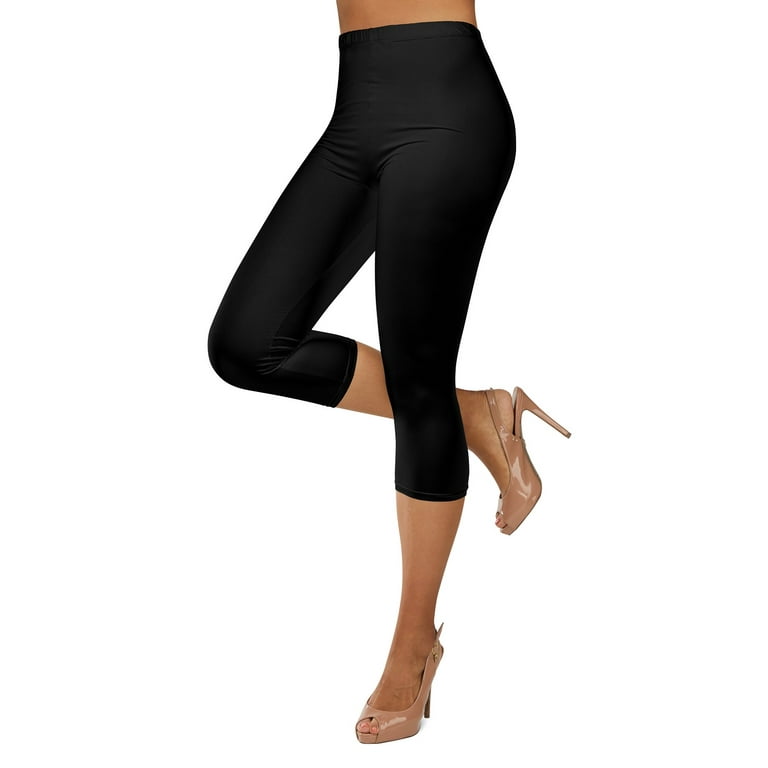 Gilbin Ultra Soft Capri High Waist Leggings for Women Many Colors
