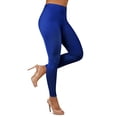 thumbnail image 1 of Gilbin Ultra Soft High Waist Leggings for Women-Many Colors -One Size & Plus Size (Royal Blue 1X-2X), 1 of 5