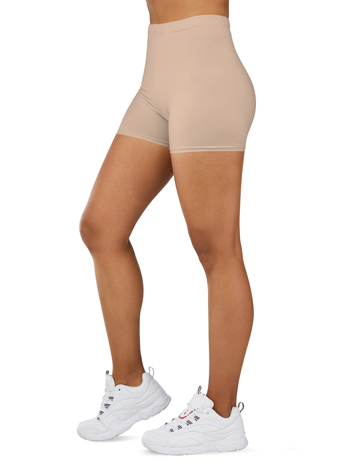 Gilbin Ultra Soft High Waist Yoga Stretch Mini-Bike Shorts for