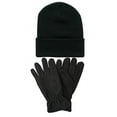 thumbnail image 1 of Gilbin Winter Beanie Hat & Glove Set for Men and Women, for Cold Weather Black, 1 of 9