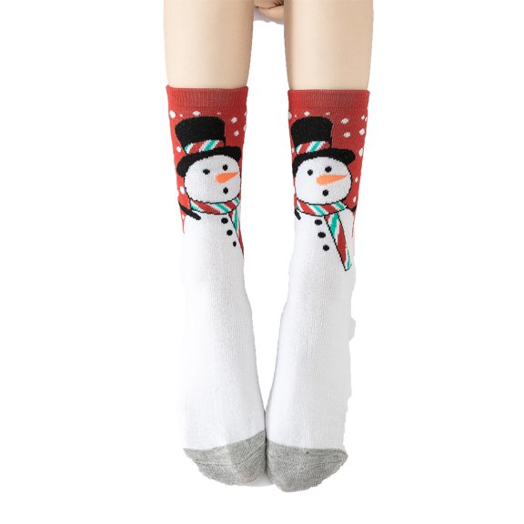 Gilbin Women Holiday Christmas Socks Crew Socks Xmas Holiday Cozy Socks Christmas Gifts Socks, Christmas Gift, Size 9-11