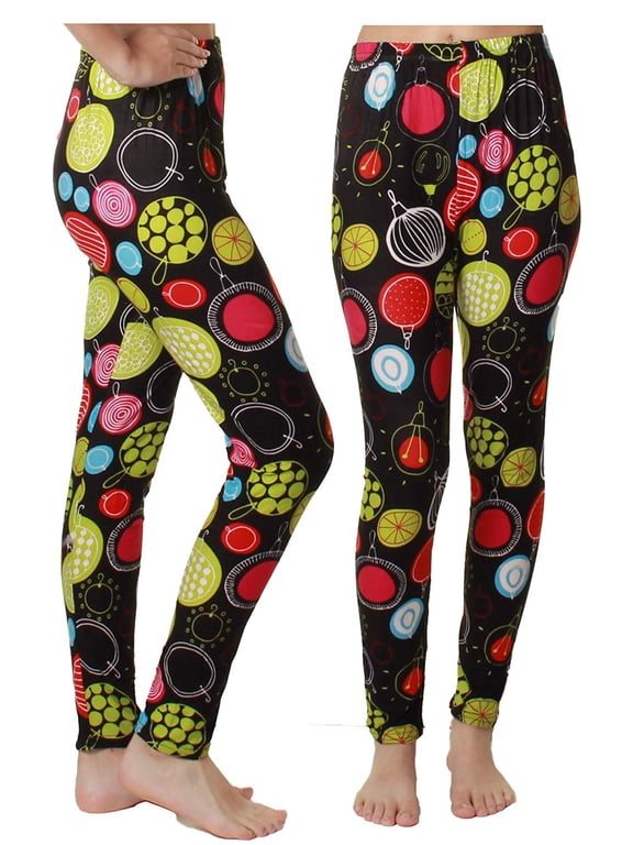 Women's Comfortable Cute Ugly Christmas Print Stretch Footless High-Waist Leggings