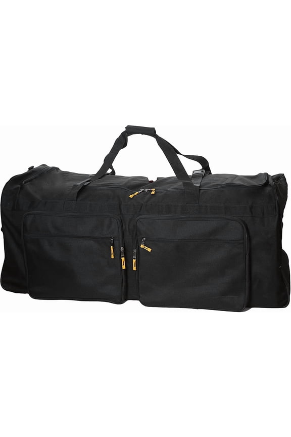 s Soft Trunk Duffel Bag for Travel, Camping, and Storage - Black, 52 x 18 x 20, 18,720 Cu. Inch