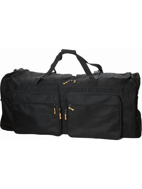 s Soft Trunk Duffel Bag for Travel, Camping, and Storage - Black, 52 x 18 x 20, 18,720 Cu. Inch