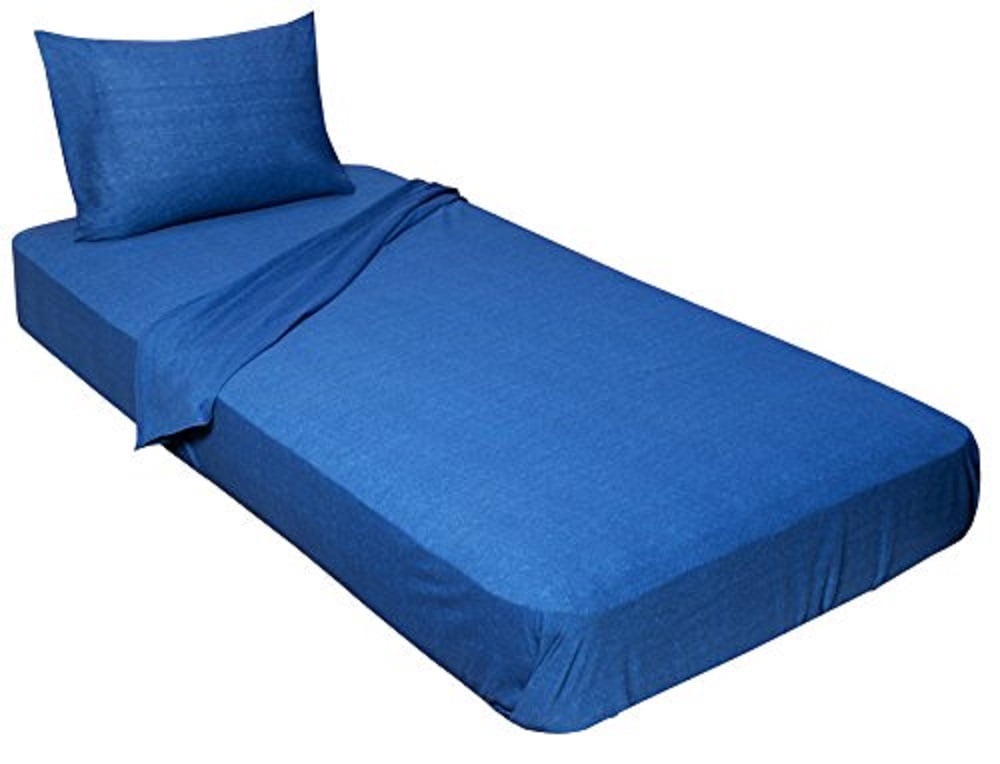 Gilbins Jersey Knit 3 Piece Cot Size Camp Sheet Set (Cot Size 30"X75