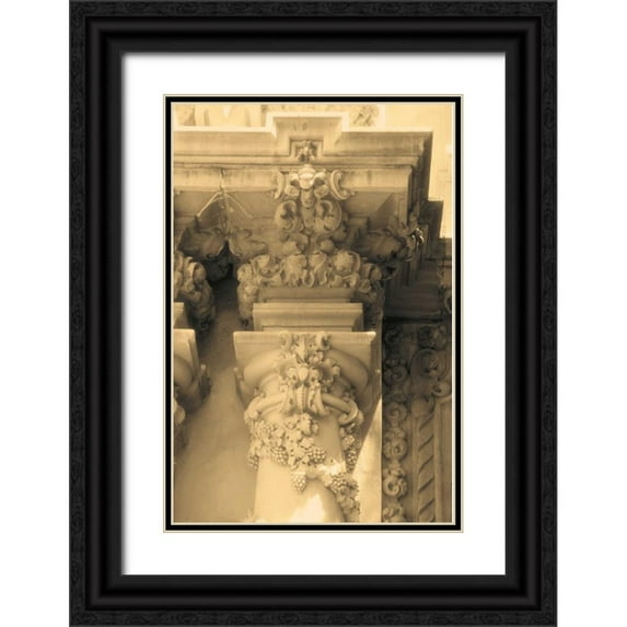Gilboa, Marina Drasnin 13x18 Black Ornate Wood Framed with Double Matting Museum Art Print Titled - Column I