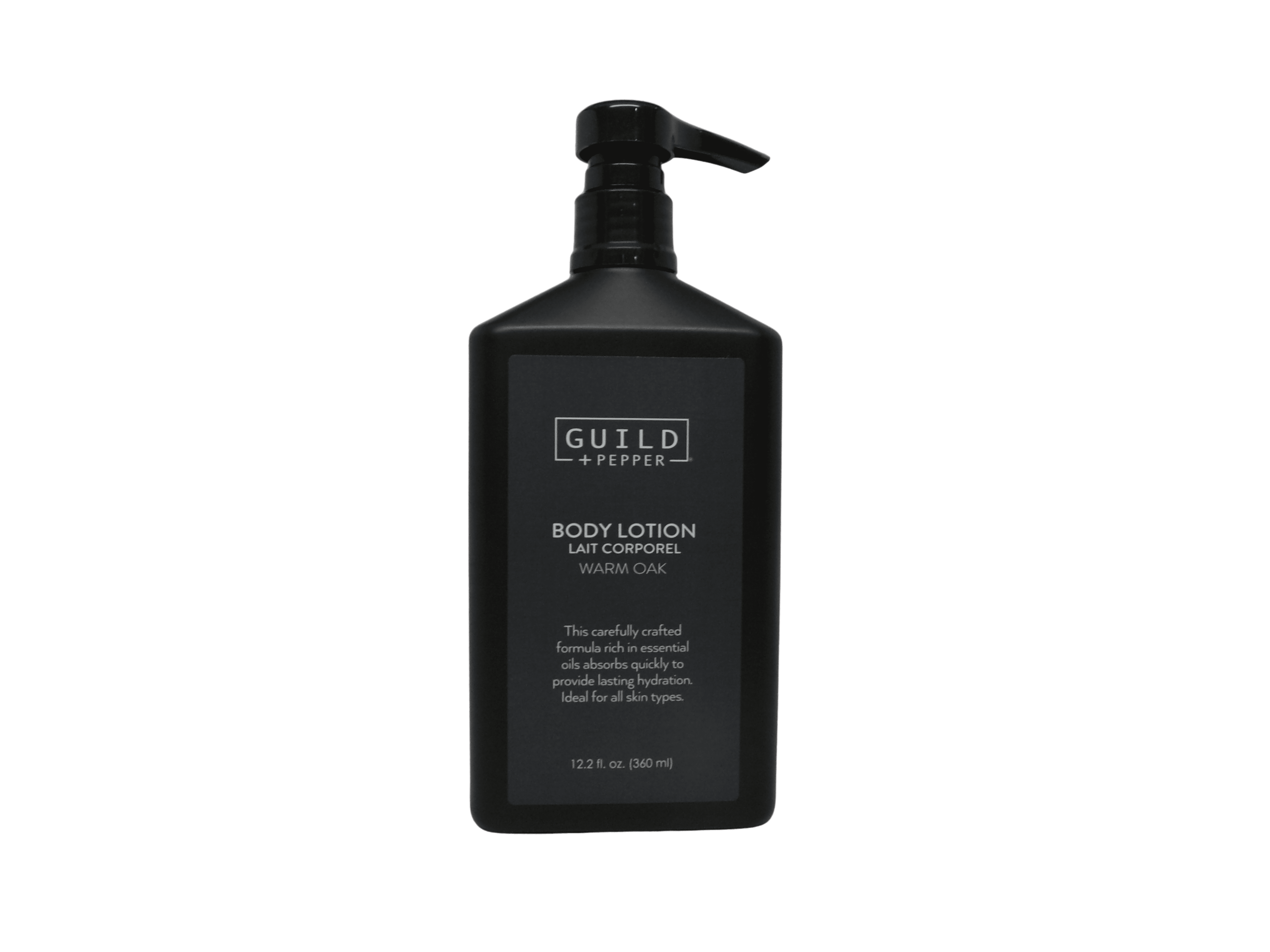 Gilchrist & Soames Guild and Pepper Warm Oak Body Lotion Pump Bottle (12oz)