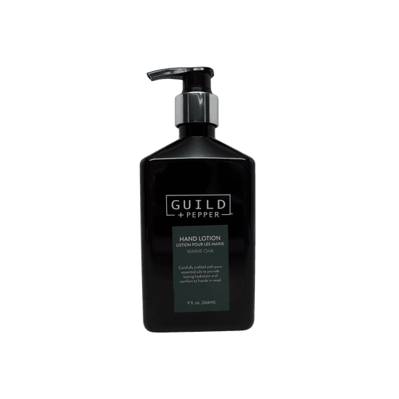 Gilchrist & Soames Guild and Pepper Warm Oak Hand Lotion Pump Bottle (9oz)