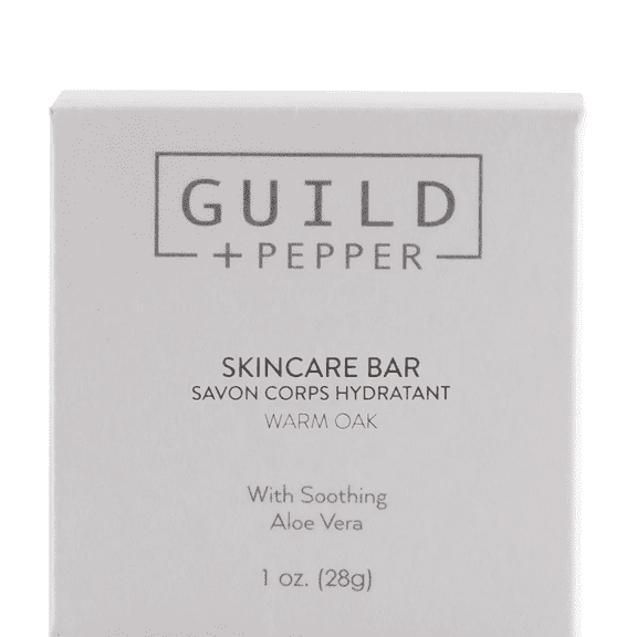 Gilchrist & Soames Guild and Pepper Warm Oak Skincare Bar 1oz Lot of 12 each. Total of 12oz