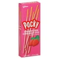 thumbnail image 1 of Gilco Pocky Strawberry Cream Covered Biscuit Sticks, 1.16 oz, Baked, 1 of 9