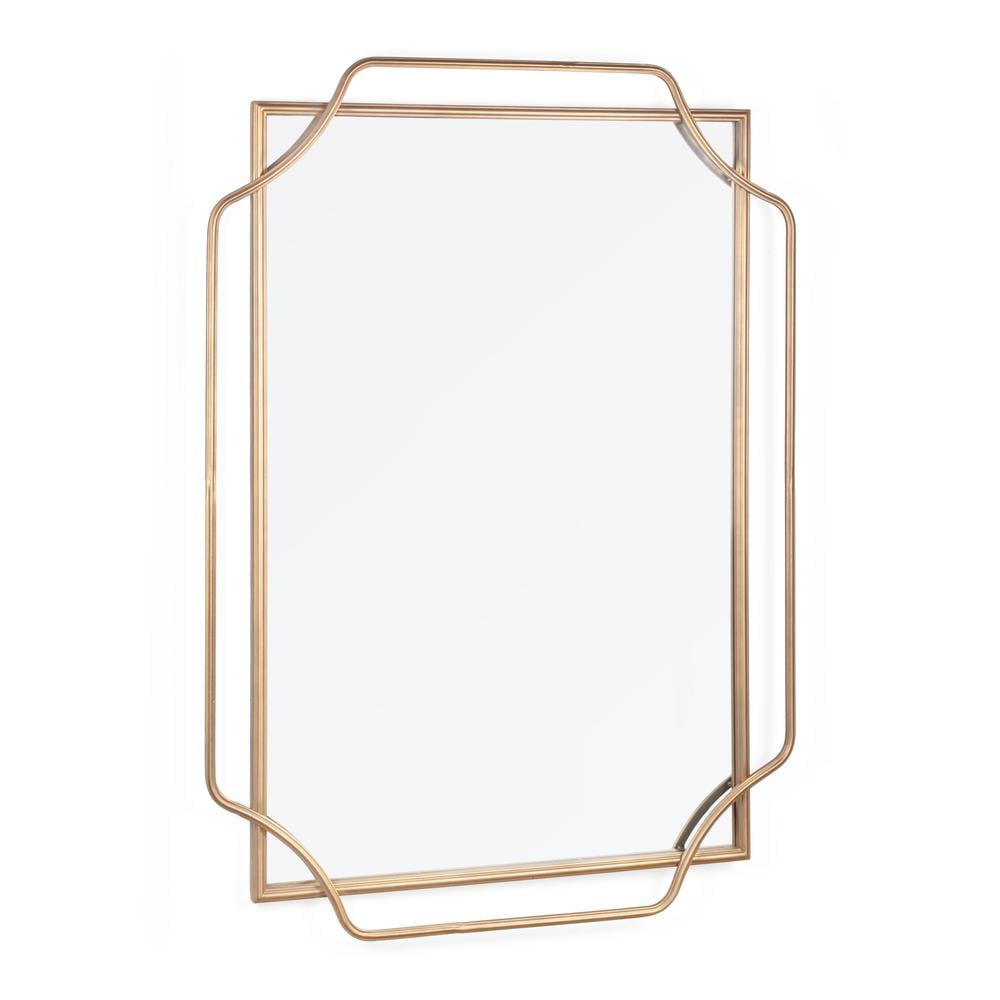 Amir Bronze Rectangular Metal Wall Mirror