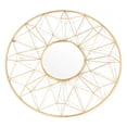 thumbnail image 1 of Gild Design House Hana Metal Mirror - Gold - A/N, 1 of 4