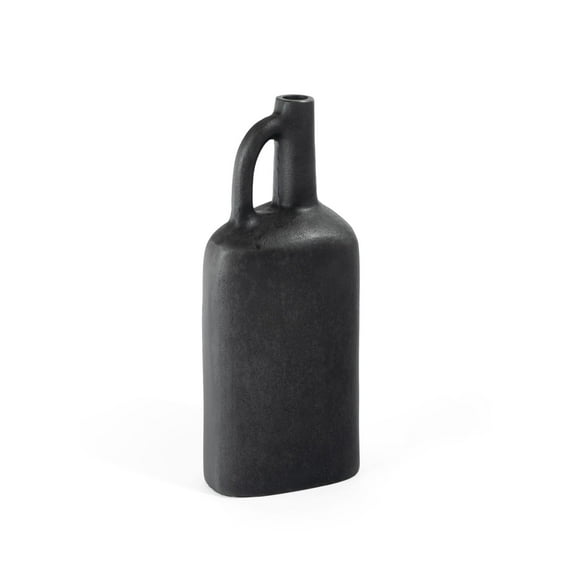 Gild Design House Macrae Metal Table Vase Small Grey