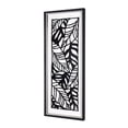 thumbnail image 1 of Gild Design House Modern Palm Leaves Black and White Shadow Box with Black Frame, 1 of 7