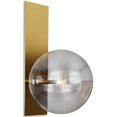 thumbnail image 1 of Gild Design House Noelle Metal and Glass Gold Wall Sconce, 1 of 5
