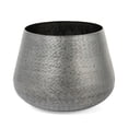 thumbnail image 1 of Gild Design House Rhett Metal Planter Bowl Medium Grey, 1 of 5