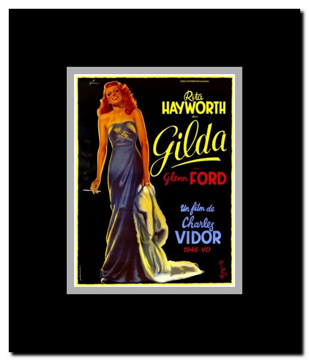 Gilda Framed Movie Poster