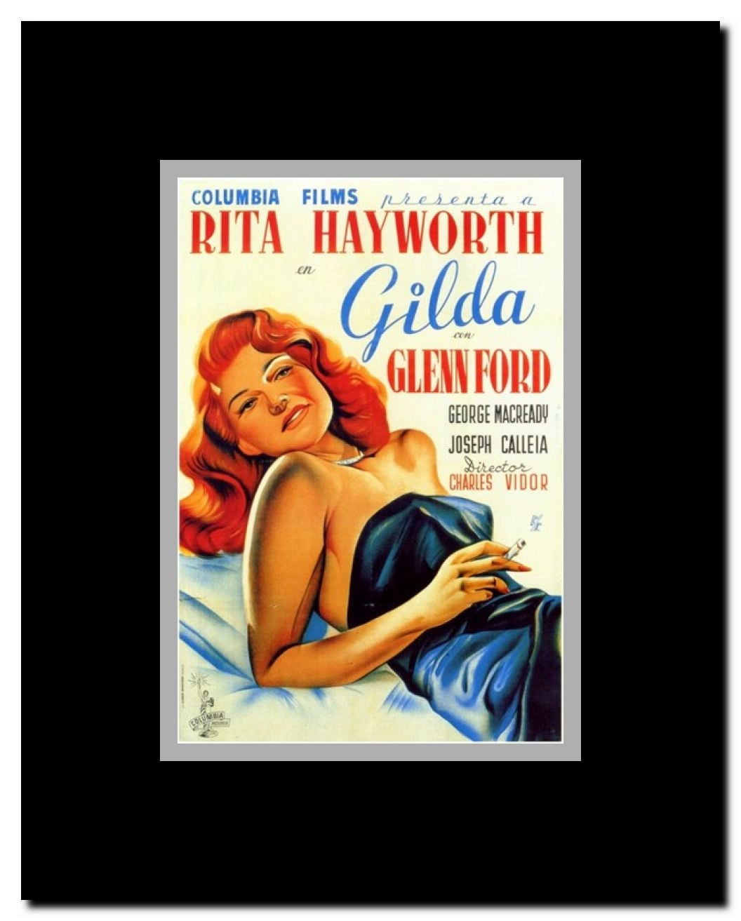 Gilda Framed Movie Poster
