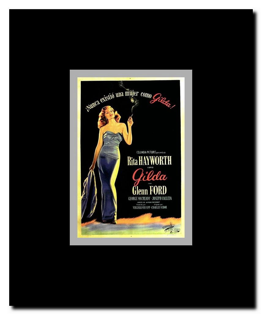 Gilda Framed Movie Poster