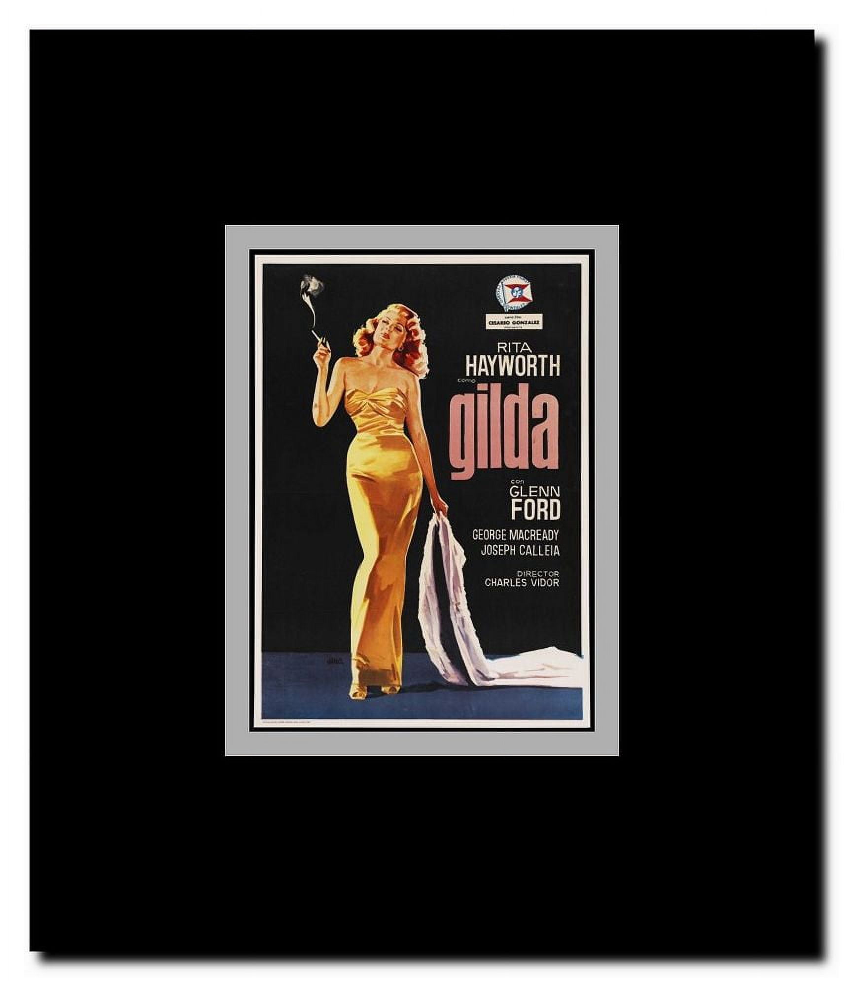 Gilda Framed Movie Poster
