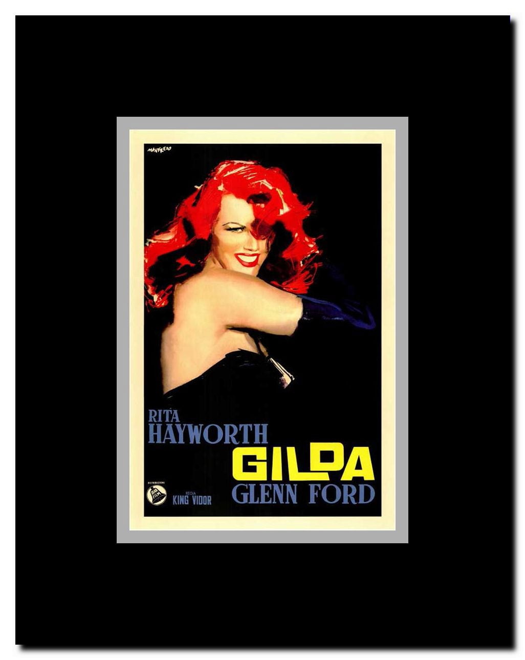 Gilda Framed Movie Poster