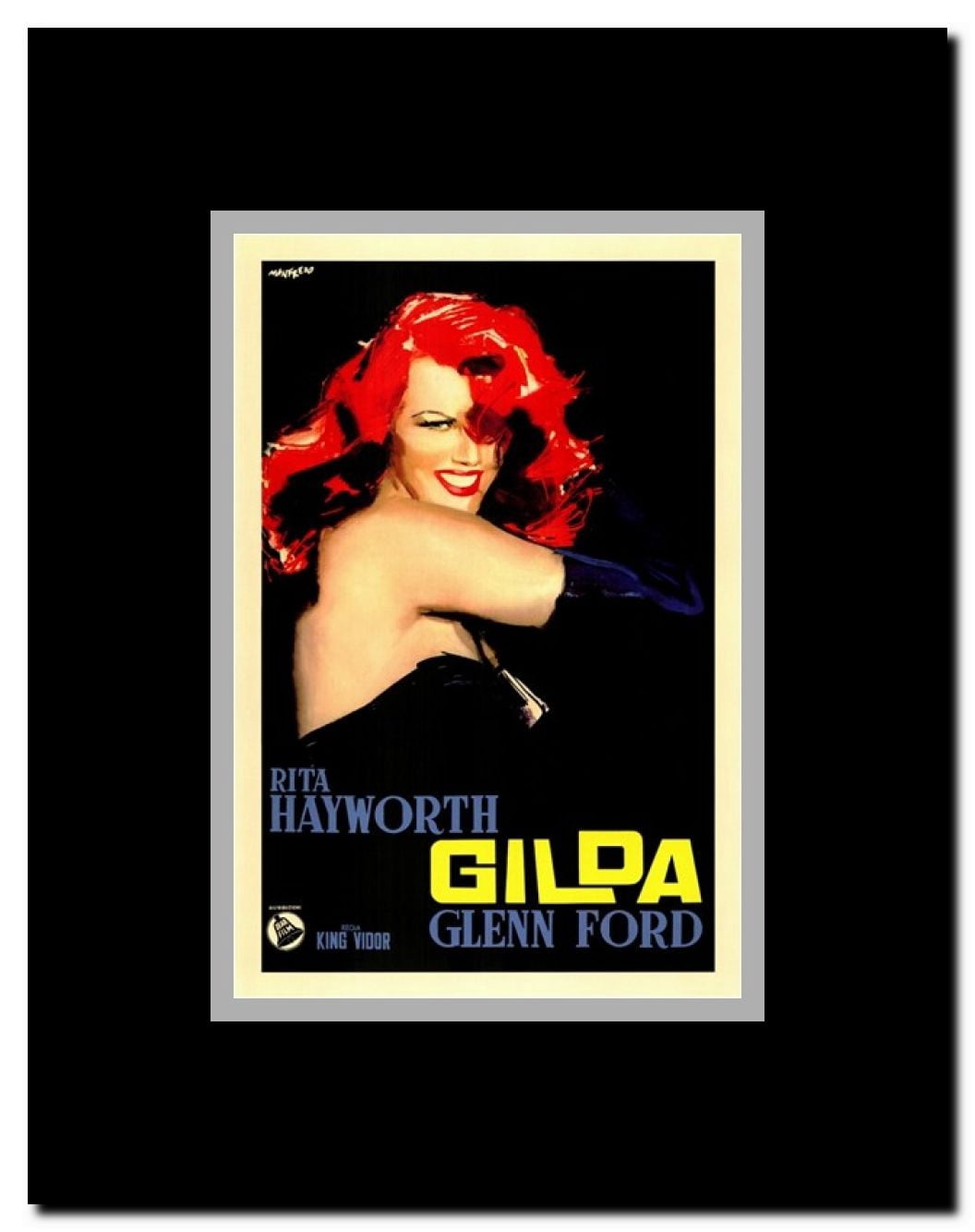 Gilda Framed Movie Poster