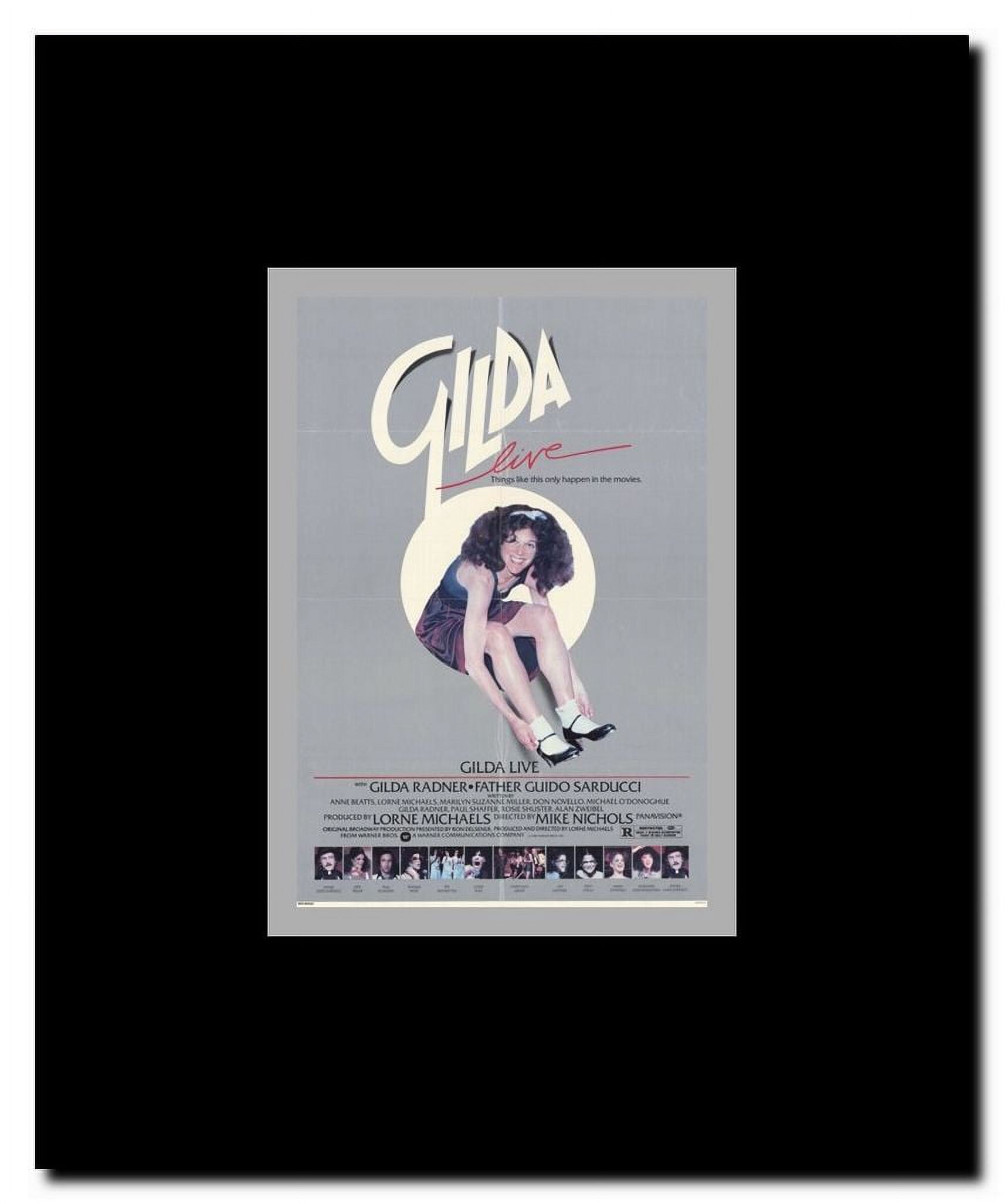 Gilda Live Framed Movie Poster