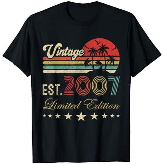 Gildan 15Th Birthday Vintage Birthday Gifts Limited Edition 15 Birthday Hot Trending T-Shirt Unisex S To 5Xl