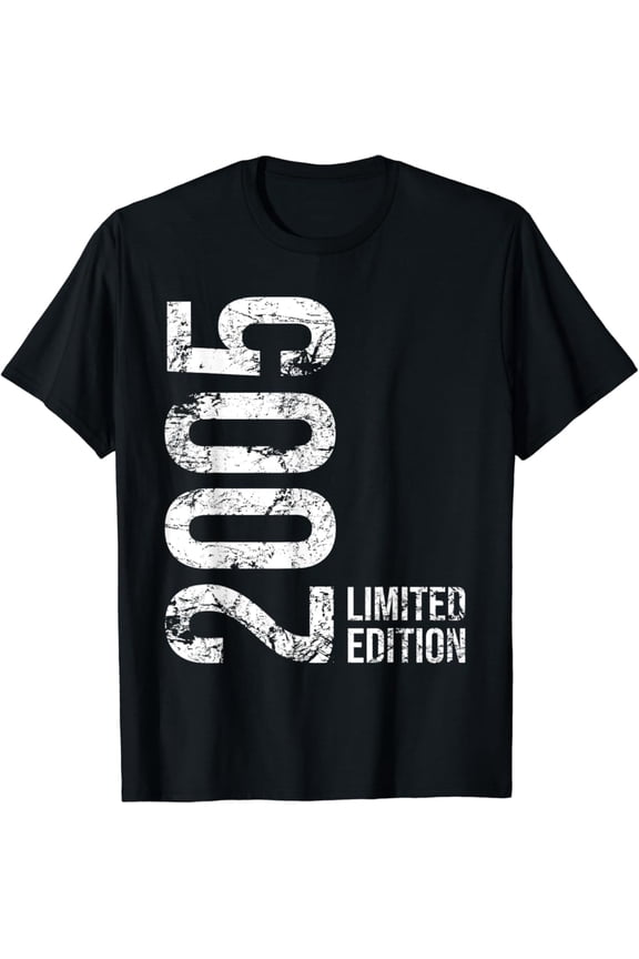 17Th Birthday 17 Years Boy Girl Retro Vintage Birthday Gifts 2005 Gift Hot Trending T-Shirt Unisex S To 5Xl