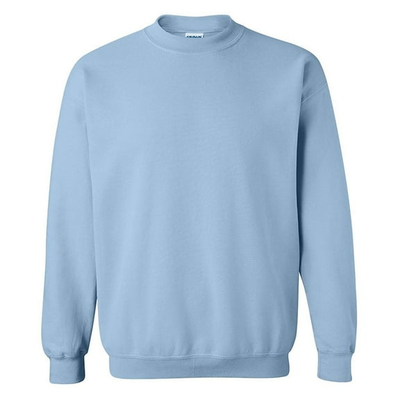 Gildan 1800 Long Sleeve Heavy Blend Crew Neck Men's Sweatshirt Light Blue M