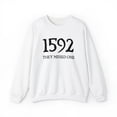 thumbnail image 1 of Gildan 18000 1592 They Missed One Sweatshirt, European Witch Trials, 1 of 7