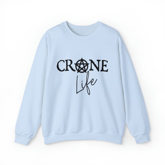 Gildan 18000 Crone Life Sweatshirt, Witch Maiden Mother Crone Sweatshirt