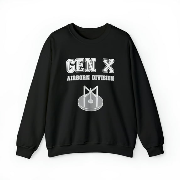 Gildan 18000 Generation X Sweatshirt, Gen X Airborn Division Sweatshirt
