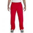 thumbnail image 1 of Gildan 18400 Adult Heavy BlendOpen-Bottom Sweatpants 3X-Large Red, 1 of 5