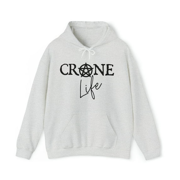 Gildan 18500 Crone Life Hoodie, Witch Maiden Mother Crone Hoodie