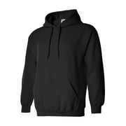 18500 Heavy Blend™ Hooded Sweatshirt-Black-M