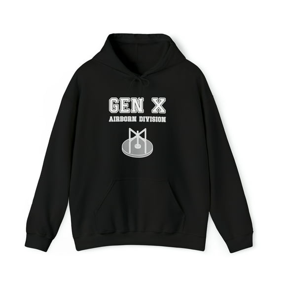 Gildan 18500 Hoodie, Generation X Hoodie, Gen X Airborn Division Hoodie