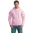 thumbnail image 1 of Gildan 18600 Heavy Blend Full-Zip Hooded Sweatshirt Jacket, Light Pink - 3XL, 1 of 1