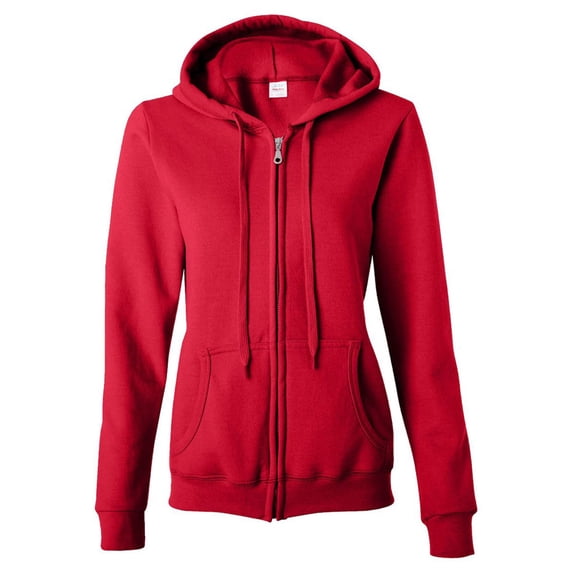 Gildan 18600FL Ladies HeavyBlend Sweatshirt -Red-X-Large